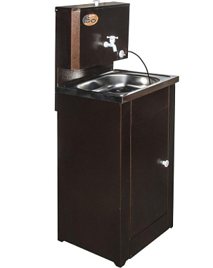 Умывальник дачный Вихрь Комфорт с подогревом нерж мойка медь 74/4/7