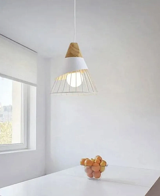 Светильник подвесной MaxLight Cast White 1*E27 1020