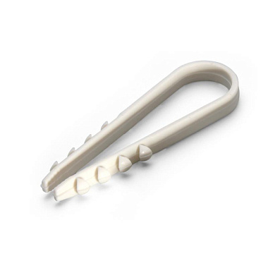 Дюбель-хомут Fortisflex нейлоновый ДХ 5-10 б 100 шт