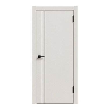 Дверное полотно Комета 2 Платина серый ПГ ПЭТ 800*2000*38 мм з
