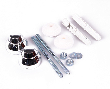 Набор Стройбат для крепления писсуара белый 12*120 мм