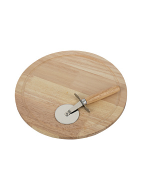 Набор Regent Linea Bosco доска круглая 31 см и нож для пиццы 93-BO-6-02