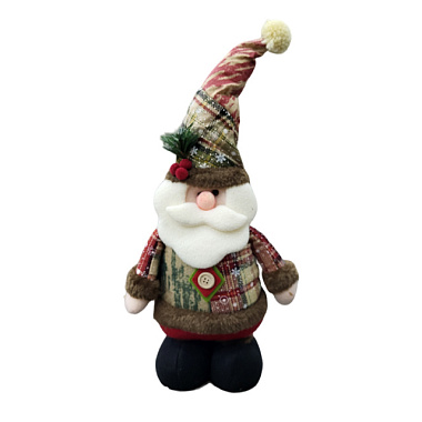 Игрушка Феникс-Презент декоративная мягконабивная Дружелюбный Санта-Клаус 47*20*10см 88586