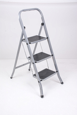 Стремянка Variant бытовая, с широкими прорезинеными ступенями, 3 ступени СК313
