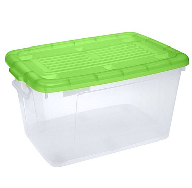 Ящик Darel с крышкой на колесах 75 л 68*47*37 см 10175