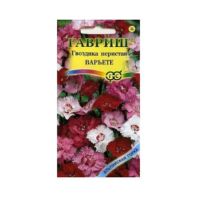 Гвоздика перистая Гавриш Варьете, смесь сер. Альпийская горка 0,2 г