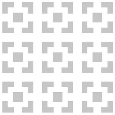 Перфорированная панель Арк Мастер ХДФ Ню форм дамаско белая 695*1030*3 мм