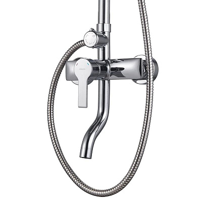 Душевая система Milardo Stripe с тропическим душем STRSB1FM06