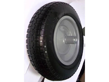 Колесо Variant ПУ литое 4.80/4.00-8, с подшипником 12 мм, для тачки 11090, 11110