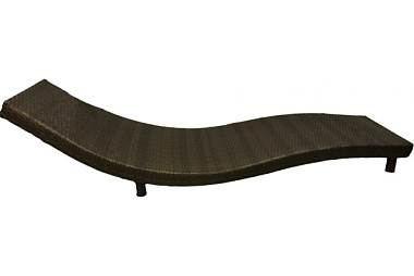 Лежак Garden story Вико ротанг искусственный коричневый 7024