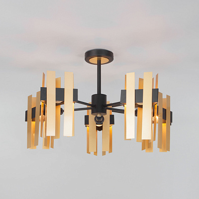 Люстра Eurosvet Spada черный 70116/5***