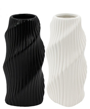 Ваза Flatel Вихрь для цветов керамика h-25 см MC-2307041