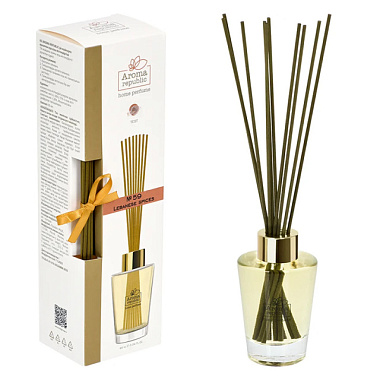 Диффузор ароматический Aroma Republic №59 Lebanese spices в стеклянном флаконе 90 мл 93837