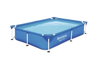 Бассейн Bestway Rectangular Steel Pro 221*150*43 см 56401