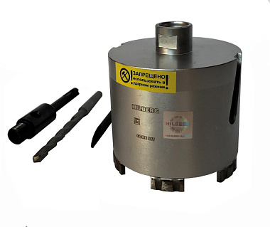 Коронка Hilberg Laser алмазная по бетону 112 мм HM211