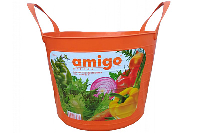 Корзина Amigo хозяйственная пластиковая 14л 77101