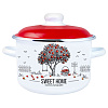 Кастрюля Appetite эмал цил Apple Tree 5,5 л 6RD221M