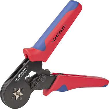 Пресс-клещи Онлайт саморегулирующиеся для втулочных наконечников 10 мм2 ОНТ-Pkv01-D-10