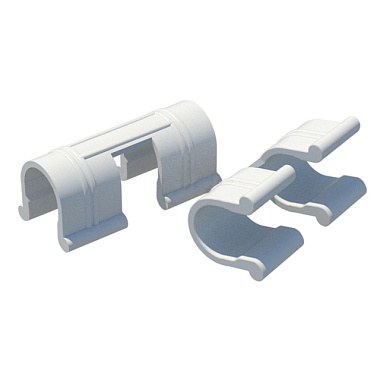 Зажим для крепления пленки универсальный d=20 мм комплект 10 шт. ПД-010