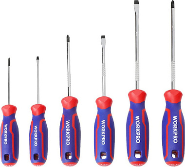 Набор отверток Workpro 6 шт WP200504