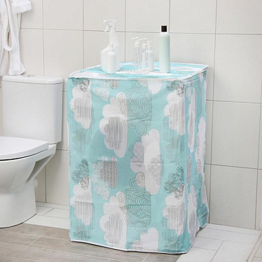 Чехол для стиральной машины Доляна с вертикальной загрузкой микс 59*55*86 см 4562957***