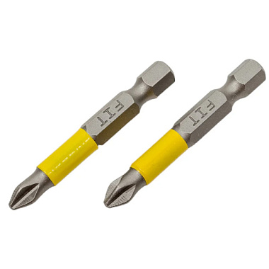 Биты Fit Профи кованые сталь S2 односторонние 50 мм PH2 2 шт 57505*