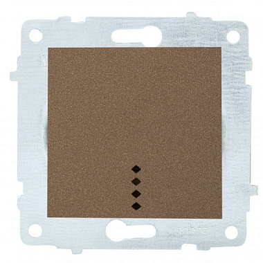 Механизм выключателя Ovivo 1 кл. 10А инд. мокка 600-000219-201