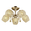 Люстра потолочная Milosh Gold Е27 5*60Вт H340*D545 мм 0415CL-5GD
