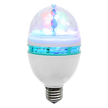 Лампа Vegas Диско 3 разноцветных LED лампы 55099