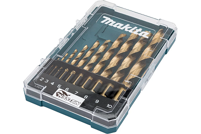 Набор сверл Makita HSS-TiN Economy по металлу 10 шт d-72849