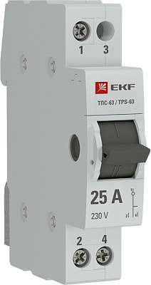 Переключатель Ekf Proxima трехпозиционный ТПС-63 1P 25А TPS125 5972977