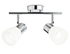 Спот настенно-потолочный Ambrella TR3963/2 CH/FR хром/белый матовый E27*2 max 40W 200*105