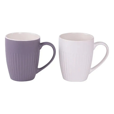 Набор кружек Appetite Ритм 1 тюльпан фарфор 380 мл 2 пр WWRHYTHM-1