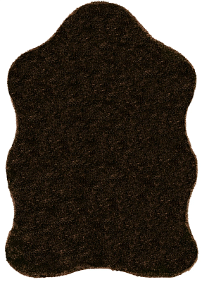 Ковер Paffy шкура Овал 2*3 м S331A BROWN