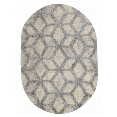 Ковер Reflex Овал 1,2*1,7 м S757C 26 L.GREY/CREAM