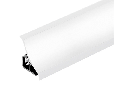 Плинтус Идеал для столешницы Белый глянцевый 001-0 3 м ПС 001-0 БЕЛ-Г