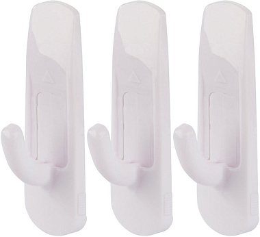 Крючки ABS самоклеящиеся1,2*1,7 см до 0,5 кг 8083 Park 3 шт/уп