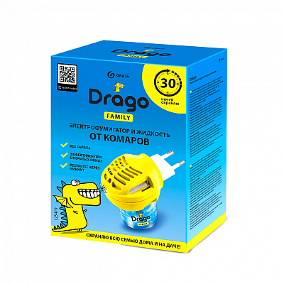 Средство инсектицидное Grass Drago Жидкость от комаров 30 мл NS-0002