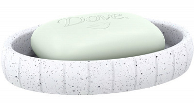 Мыльница Fora Wave настольная полирезина FOR-WAV036W