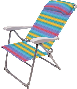 Кресло-шезлонг Ника складное 2 сетка цвет в ассортименте К2