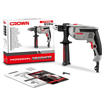 Дрель Crown ударная CT10129