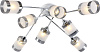 Люстра Schaffner Bolso 23900-8 WH+CR 8*E27/60W 86*86*27 см
