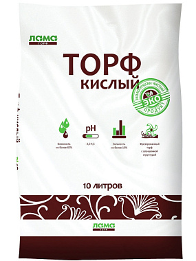 Торф Лама Торф кислый 10 л 001-TF-TK-000290-2