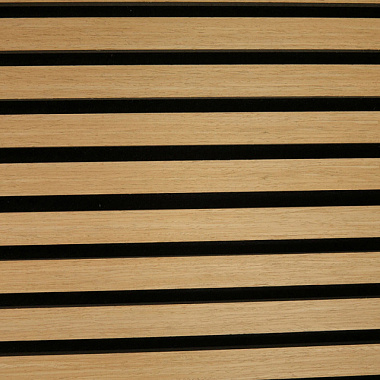 Комплект акустических панелей Artiva черный войлок шпон дуб капучино светлый 2750*280*14 мм 2 шт