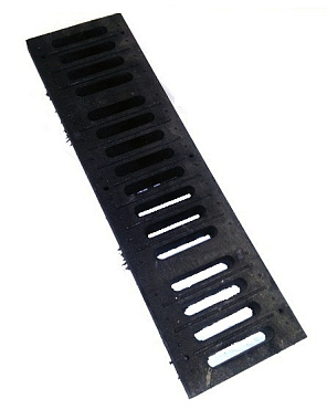 Решетка полимерная В-125 черная 0,5 м 103