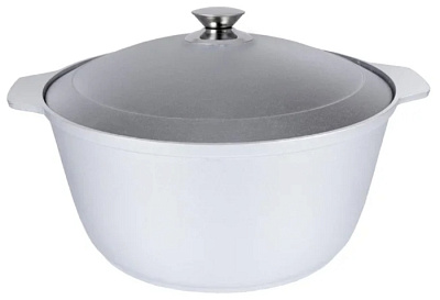 Кастрюля-жаровня Kukmara алюм литая стекл крышка 5,0л ж50