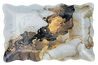 Блюдо для сервировки Lefard Marble 25*16*2 см 198-239