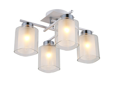 Люстра Schaffner Tomas 6050-4 4*E27 60W 40*40*23 см***