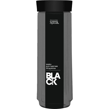 Банка Sugar&Spice Black для сыпучих продуктов 1,6 л SE225010621
