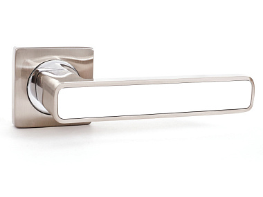 Комплект ручек Verdi 137SN/45 белый никель механизм C45 137SN/45